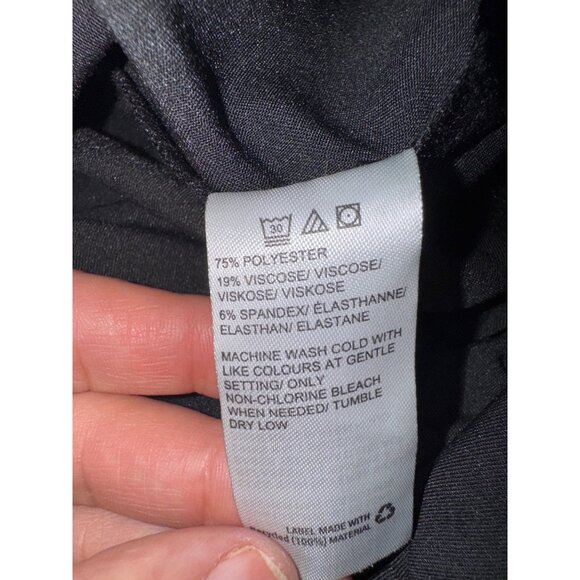 Black Utility Jumpsuit With Belt & Contrast Stitching Size XL Classic Y2k Classi - Picture 4 of 9